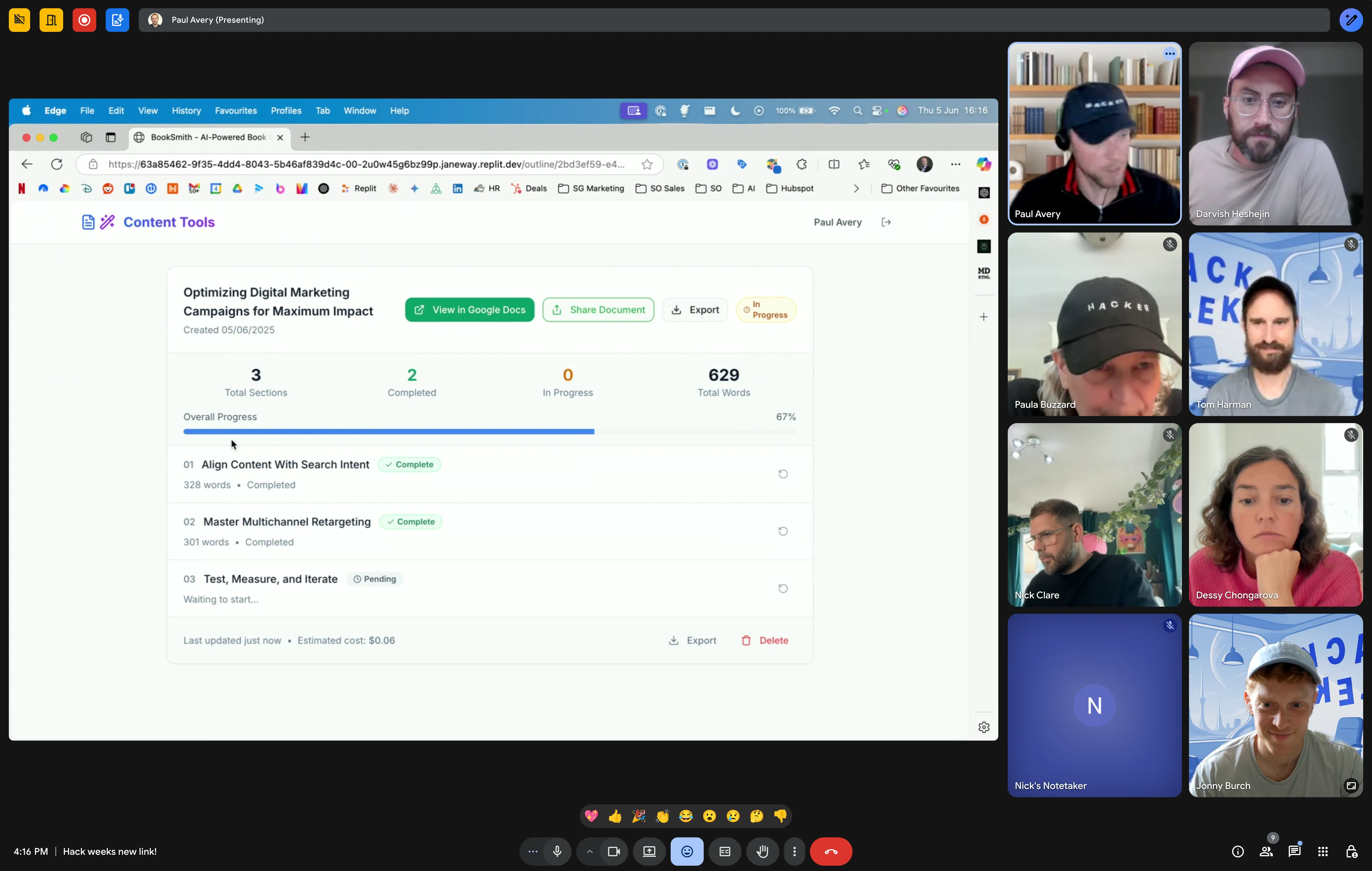 Paul's marketing tool